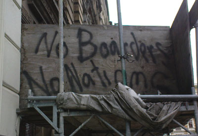 no boarders